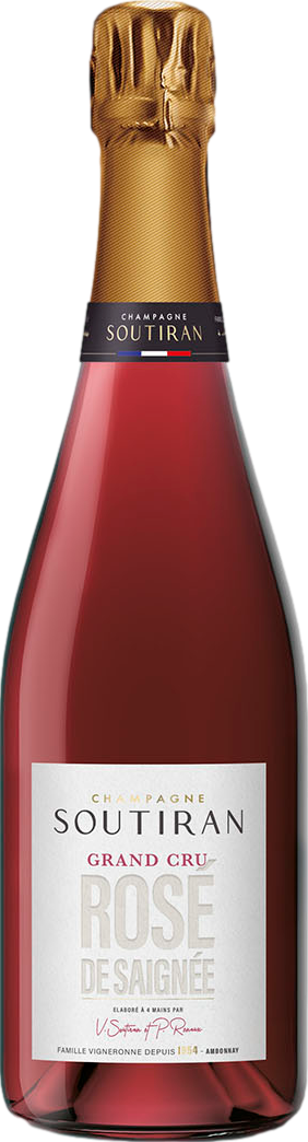 Champagne Soutiran Rose de Saignee Brut Grand Cru