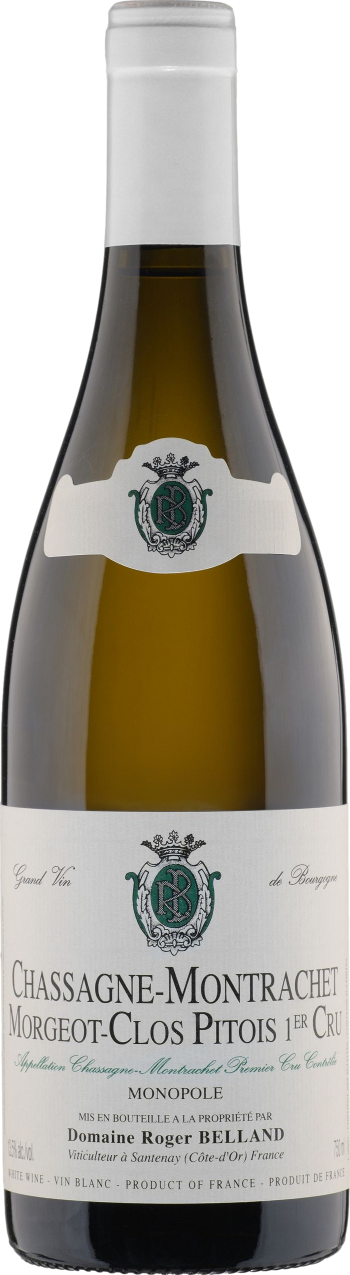 Domaine Roger Belland Chassagne Montrachet Premier Cru Morgeot Clos Pitois Blanc 2024
